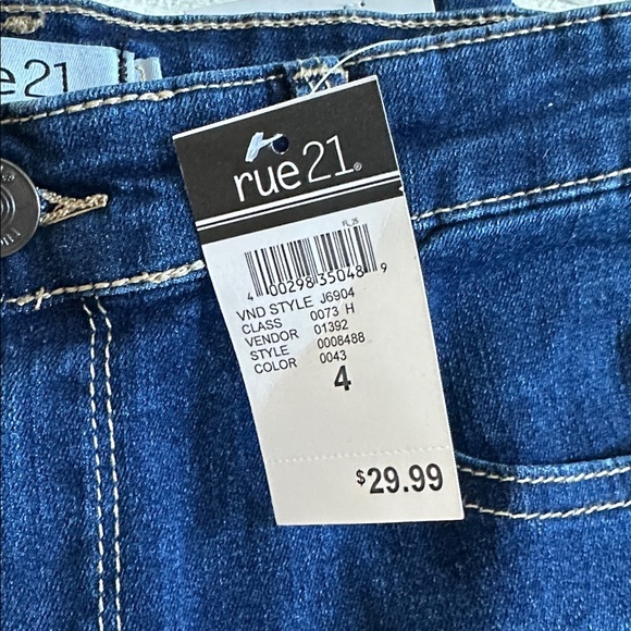 Rue 21 High Rise Skinny Ultimate Stretch Denim Jeans Dark Wash NWT - Picture 4 of 4